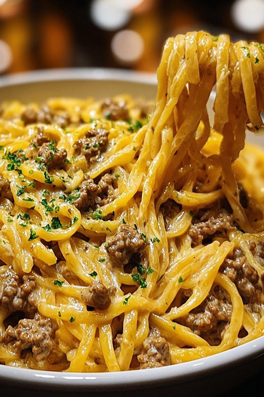 One-Pot Creamy Beef and Garlic Butter Pasta recipe tips