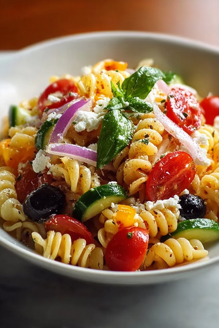 Cold Pasta Salad with Italian Dressing for Crisp, Chilled Flavor extra recipe photo