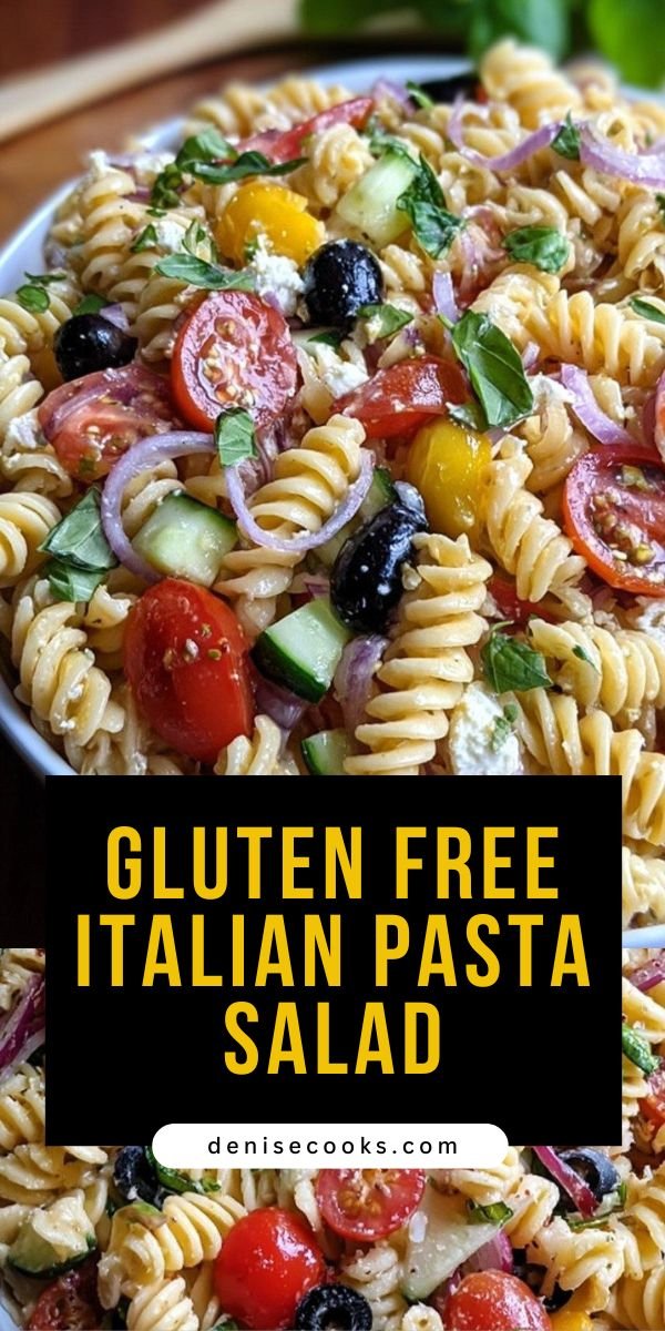 Ultimate Gluten-free Italian Pasta Salad – A Delicious Twist save this recipe
