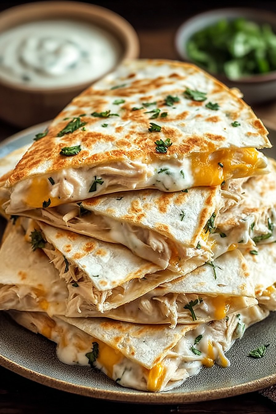 Irresistible High-Protein Chicken Ranch Quesadilla recipe tips