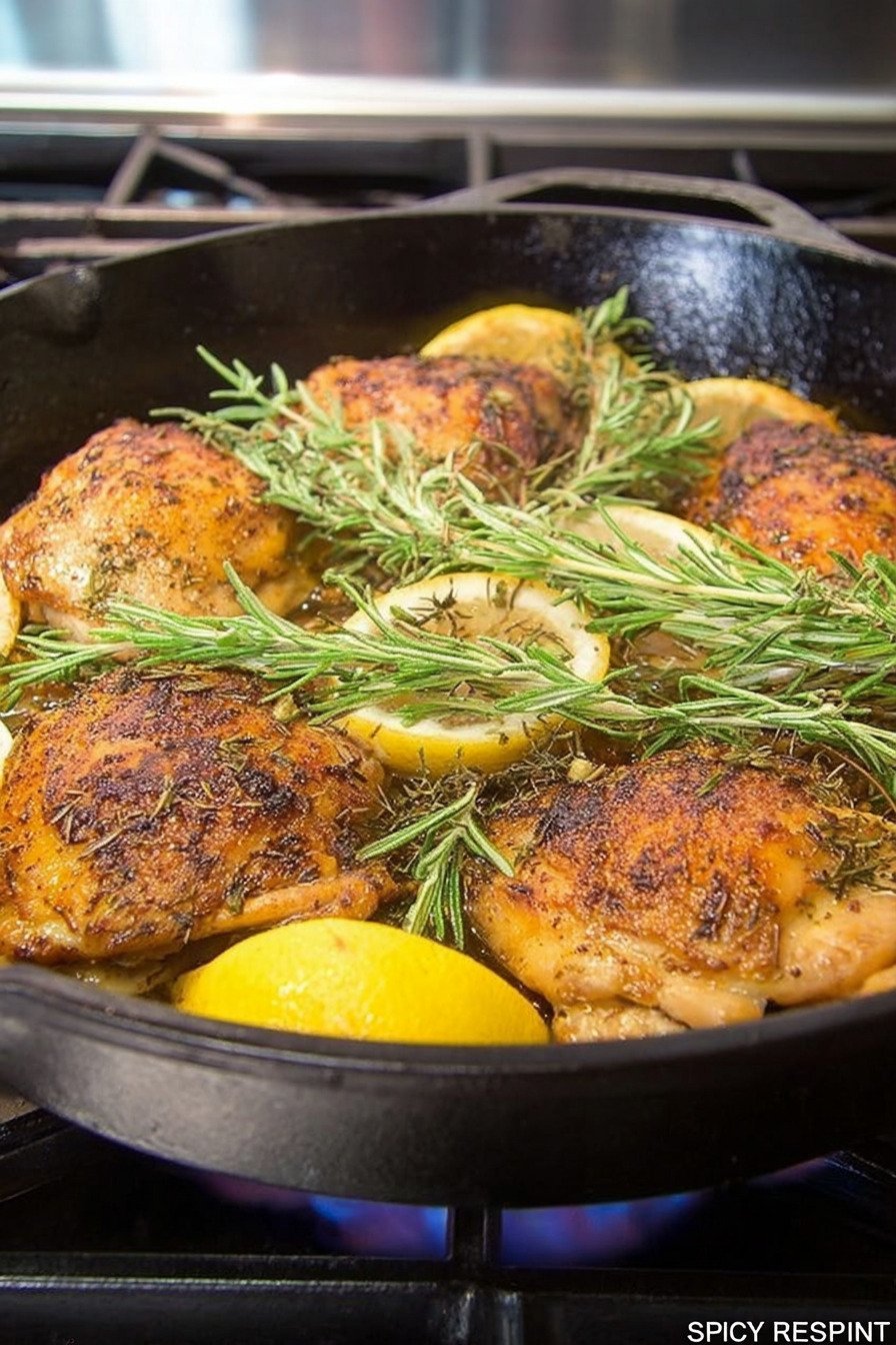 Oven Roasted Chicken Thighs with Lemon and Fresh Herbs recipe tips