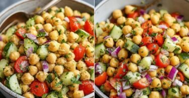 High Protein Chickpea Salad (Vegan + Gluten-Free) with Fresh Crunch recipe photo