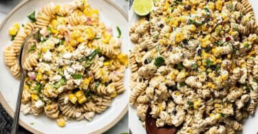 20-Minute Creamy Street Corn Pasta Salad recipe photo