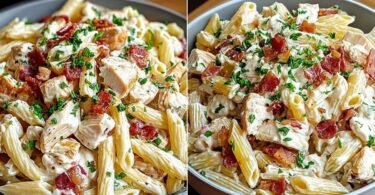 Chicken Bacon Ranch Pasta Salad: Flavor Explosion Awaits! recipe photo