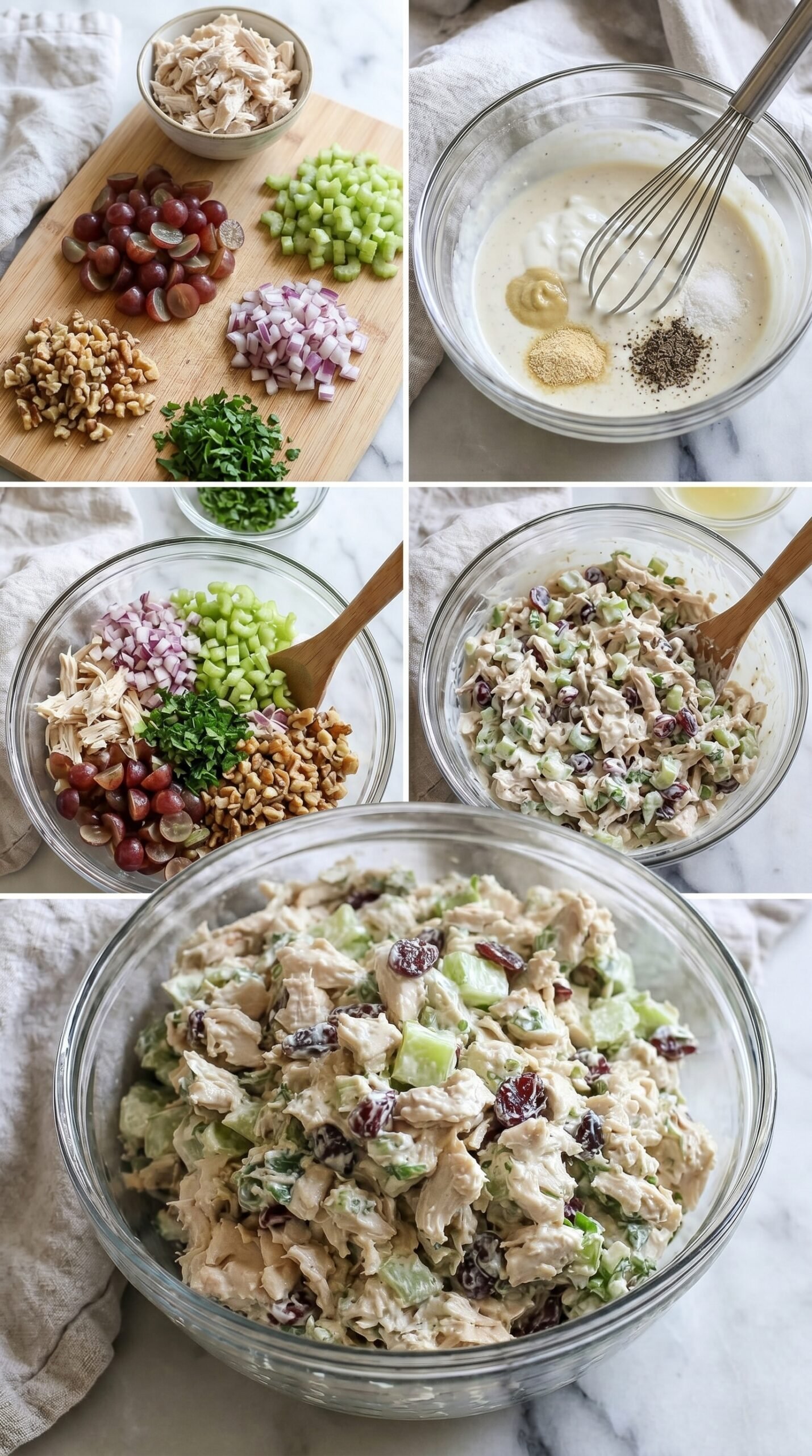 Healthy Chicken Salad Recipe (No Mayo, Easy to Make) recipe instructions